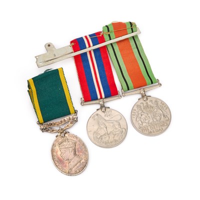 Lot 62 - A SECOND WORLD WAR TERRITORIAL MEDAL GROUP