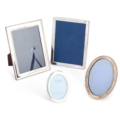 Lot 230 - A GROUP OF FOUR SILVER-MOUNTED PHOTOGRAPH FRAMES