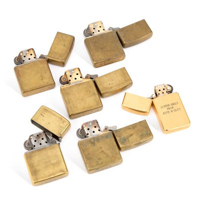 Lot 186 - A GROUP OF ZIPPO LIGHTERS