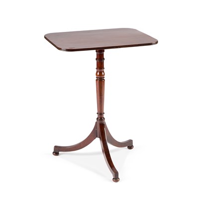 Lot 692 - A REGENCY MAHOGANY TRIPOD TABLE