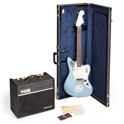 Lot 524 - A 2015 FENDER AMERICAN VINTAGE '65 JAGUAR ELECTRIC GUITAR