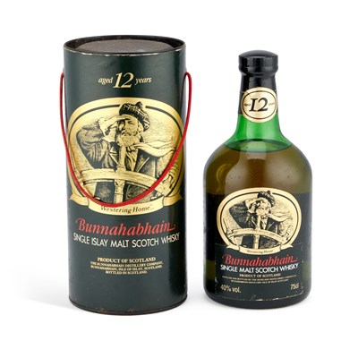 Lot 84 - A BOTTLE OF BUNNAHABHAIN 12 YEAR OLD SINGLE ISLAY MALT SCOTCH WHISKY