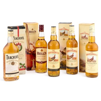 Lot 85 - A GROUP OF BOTTLES OF WHISKY