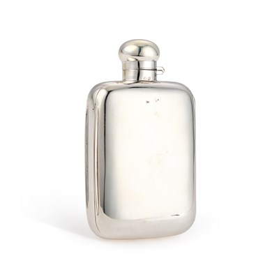 Lot 336 - A LATE VICTORIAN SILVER SPIRIT FLASK AND CIGARETTE BOX COMBINATION