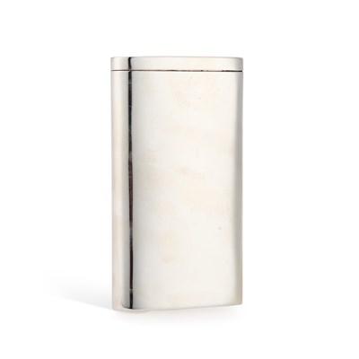 Lot 214 - AN EDWARDIAN SILVER CIGAR TUBE