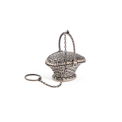 Lot 118 - AN AMERICAN STERLING SILVER NOVELTY POMANDER