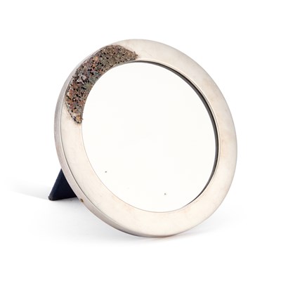 Lot 184 - AN ELIZABETH II SILVER EASEL MIRROR