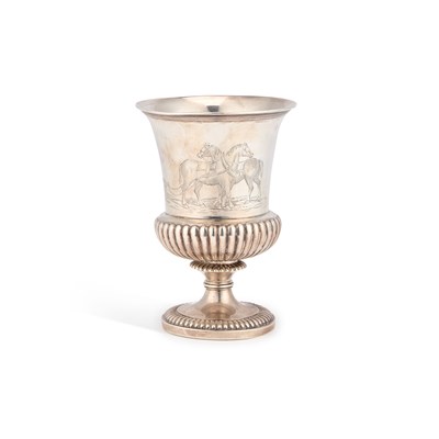 Lot 280 - A GEORGE IV SILVER GOBLET