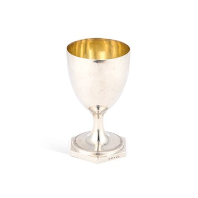 Lot 366 - A GEORGE III SILVER GOBLET