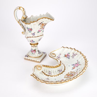 Lot A SAMSON PORCELAIN EWER AND BASIN