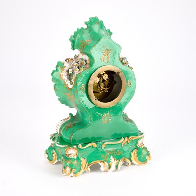 Lot A JACOB PETIT PORCELAIN MANTEL CLOCK