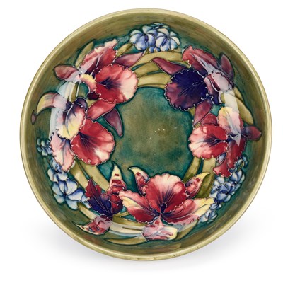 Lot A LARGE WALTER MOORCROFT POTTERY BOWL