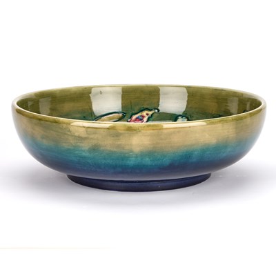Lot A LARGE WALTER MOORCROFT POTTERY BOWL