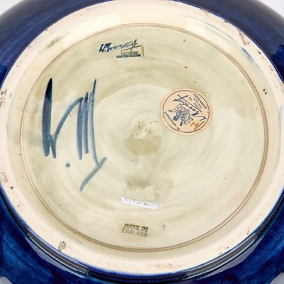 Lot A LARGE WALTER MOORCROFT POTTERY BOWL