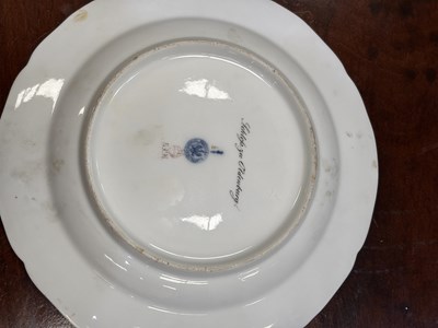 Lot 105 - A SET OF SIX BERLIN (K.P.M.) PORCELAIN TOPOGRAPHICAL CABINET PLATES