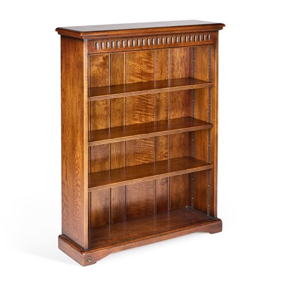 Lot 679 - A ROYAL OAK OPEN BOOKCASE