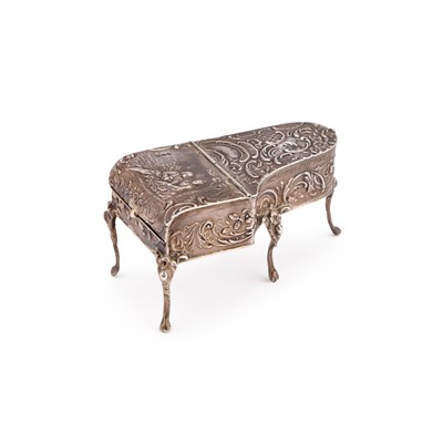 Lot 146 - A GERMAN SILVER NOVELTY TABLE VESTA