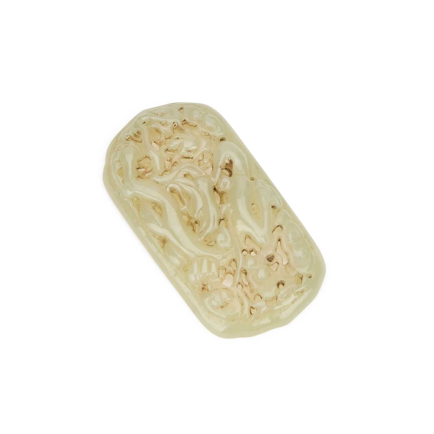 Lot A CHINESE JADE PLAQUE