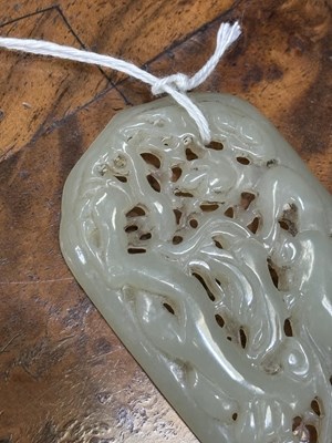Lot A CHINESE JADE PLAQUE