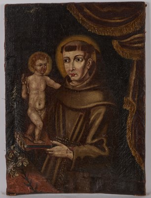 Lot 242 - 17TH CENTURY SPANISH OR SOUTH AMERICAN SCHOOL