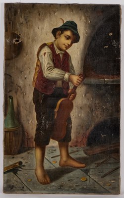 Lot 257 - R BRICARD (FRENCH 19TH CENTURY)