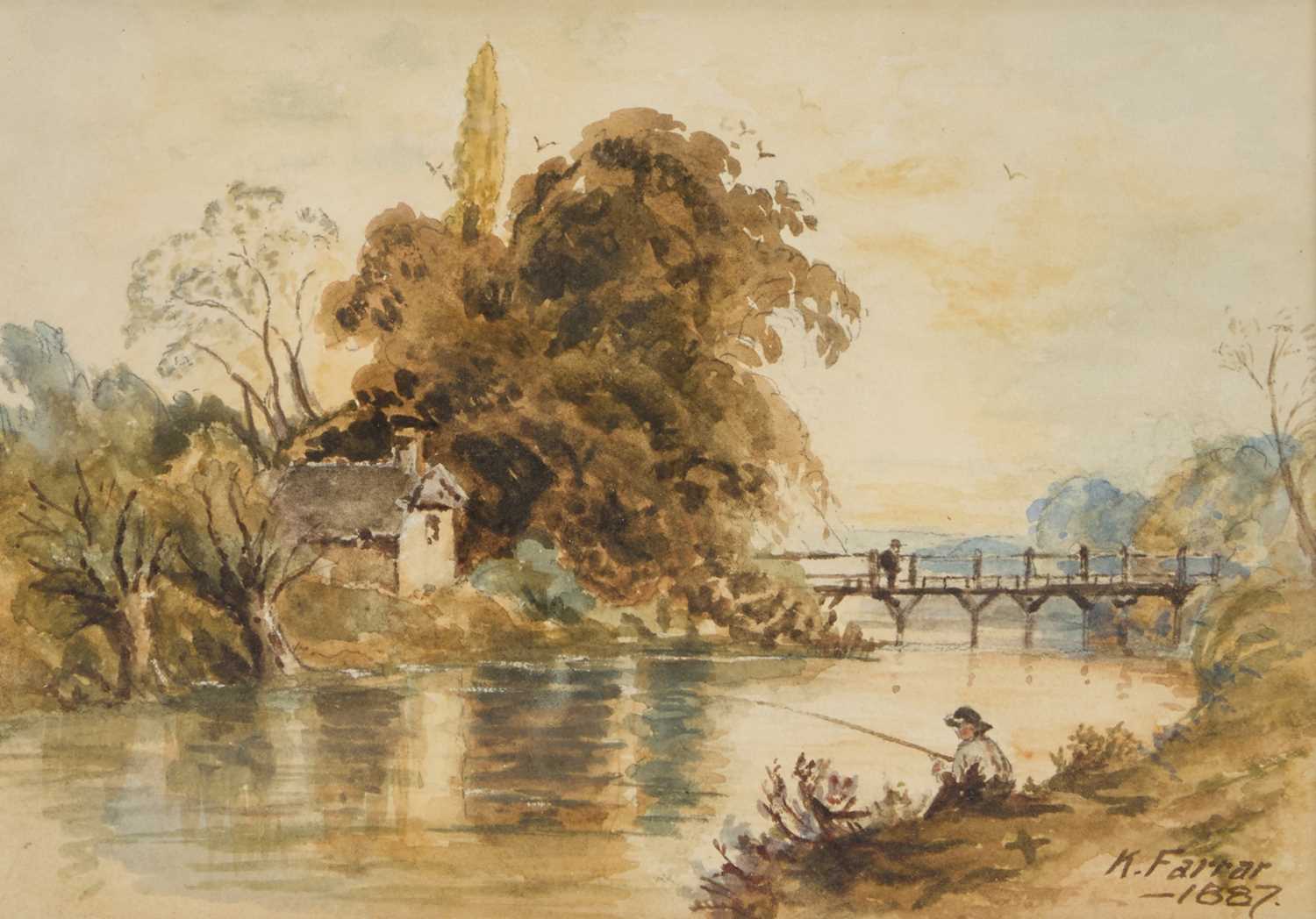 Lot 251 - K. FARRAR (19TH CENTURY)