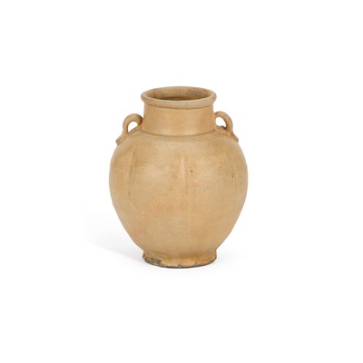 Lot 45 - A SMALL CHINESE STONEWARE JAR