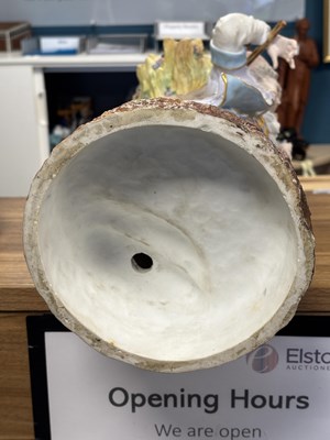 Lot 70 - A LARGE PAIR OF GERMAN BISQUE PORCELAIN FIGURES