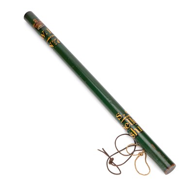 Lot 6 - A WILLIAM IV SPECIAL CONSTABLE'S STAVE