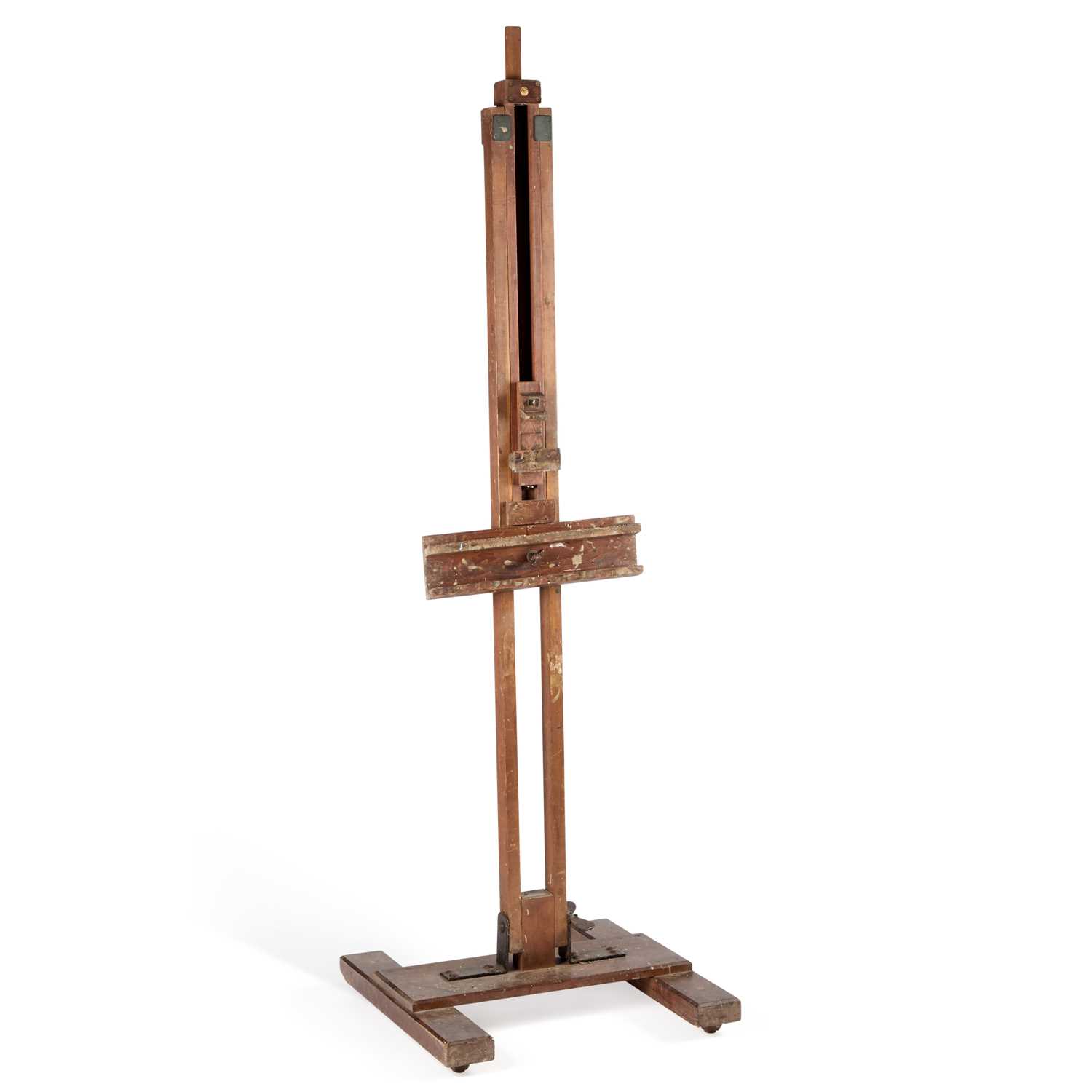 Lot 994 - AN EARLY 20TH CENTURY BEECH ARTIST'S EASEL