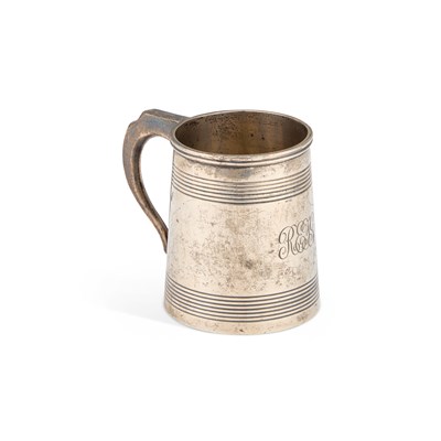 Lot 365 - A GEORGE V SILVER MUG