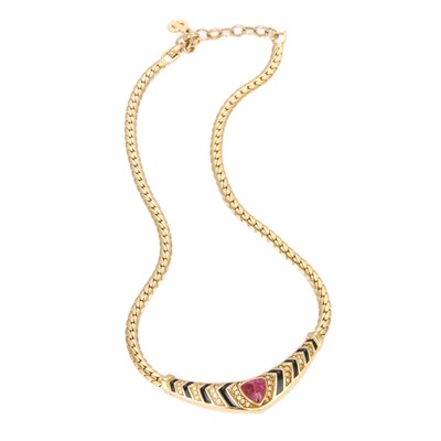 Lot 640 - CHRISTIAN DIOR, A 1980S NECKLACE