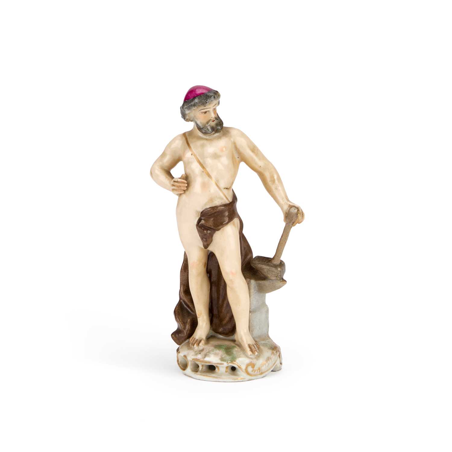 Lot A SAMSON PORCELAIN FIGURE OF VULCAN