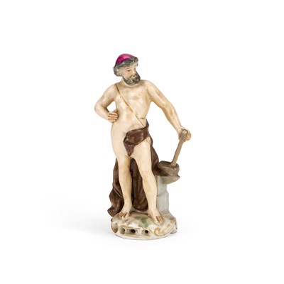 Lot 25 - A SAMSON PORCELAIN FIGURE OF VULCAN