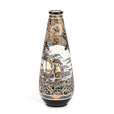 Lot 170 - AN EARLY 20TH CENTURY JAPANESE SATSUMA VASE