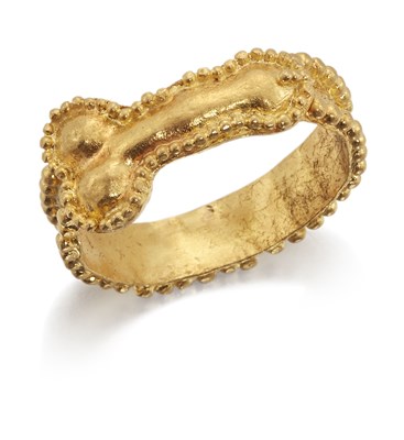 Lot 1649 - A ROMAN PHALLUS RING