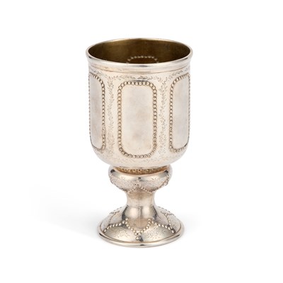 Lot 461 - A VICTORIAN SILVER GOBLET