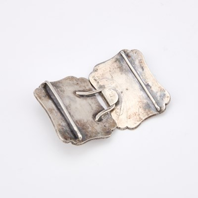 Lot A CHINESE SILVER BELT BUCKLE