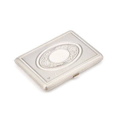 Lot 488 - A VICTORIAN SILVER CARD CASE