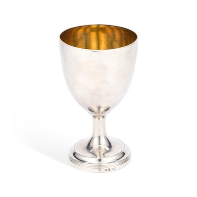 Lot 220 - A GEORGE III SILVER GOBLET