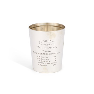 Lot 150 - A GEORGE V SILVER BEAKER