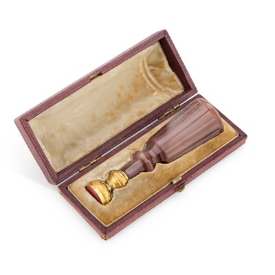 Lot 255 - A FINE 19TH CENTURY AGATE SEAL