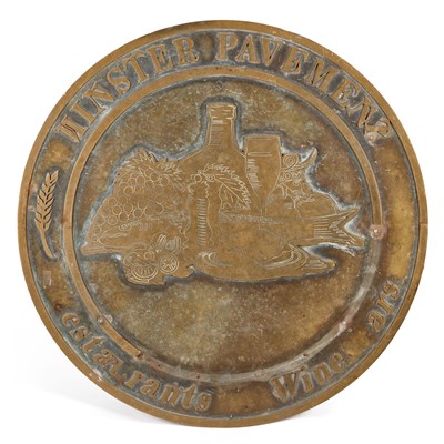 Lot 70 - TWO LARGE BRASS TRADE SIGNS