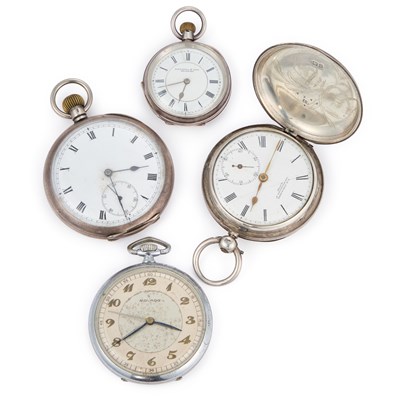 Lot 599 - FOUR POCKET WATCHES
