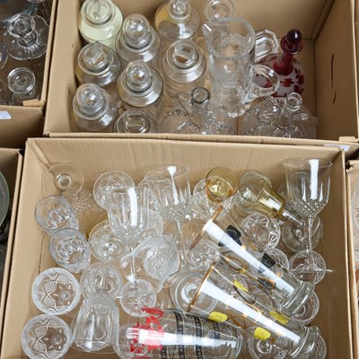 Lot 4 - TWO BOXES OF MISCELLANEOUS GLASS