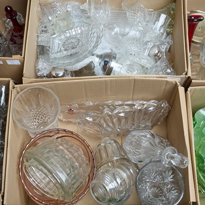 Lot 6 - TWO BOXES OF GLASS