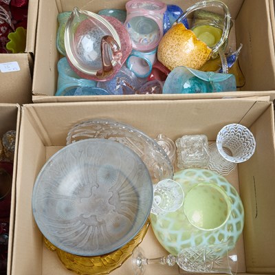 Lot 16 - TWO BOXES OF GLASS