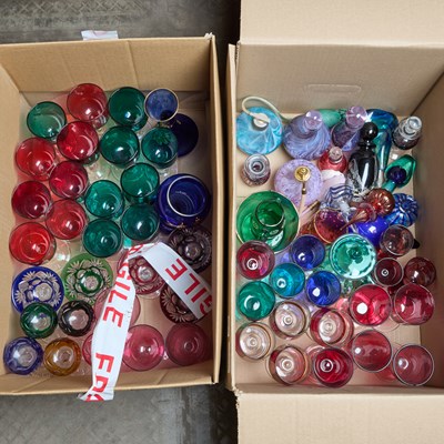 Lot 20 - TWO BOXES OF GLASS