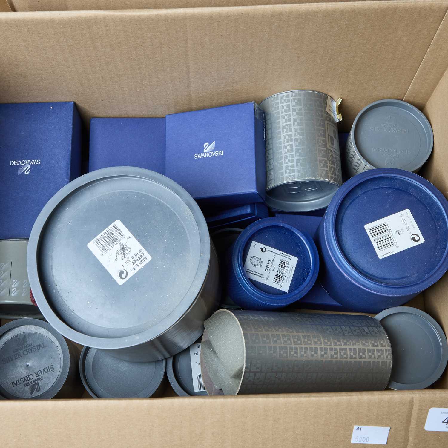 Lot 41 - A BOX OF SWAROVSKI