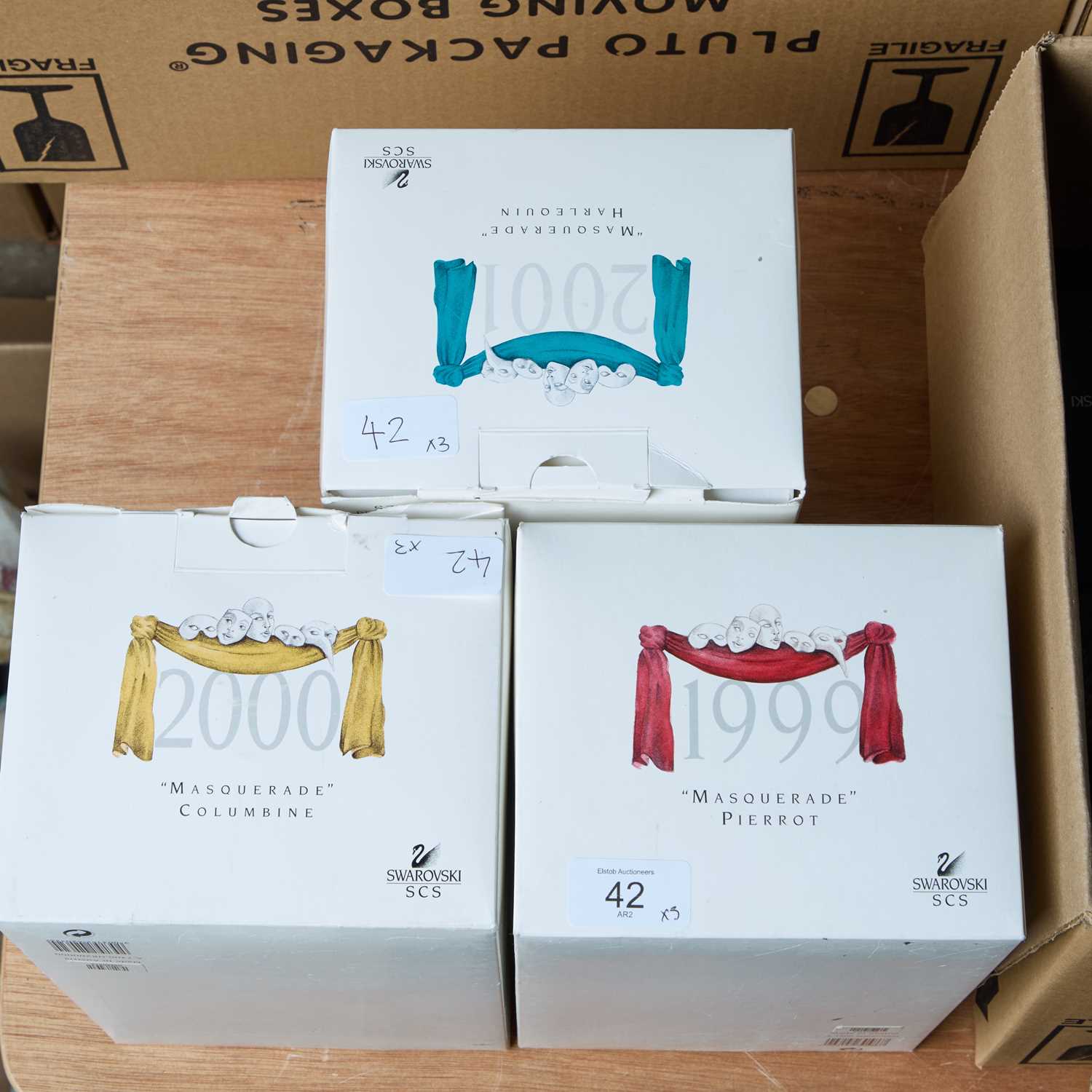 Lot 42 - THREE SWAROVSKI BOXED MODELS